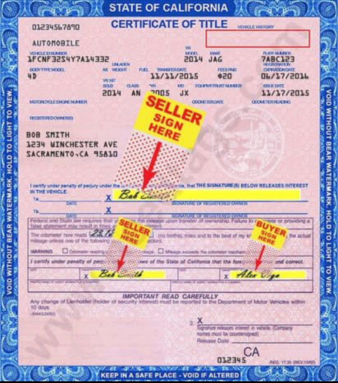 Title Transfer Jennifer & Co. Insurance & Registration